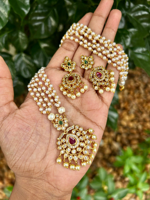Nisaaya Pearl Long Maala