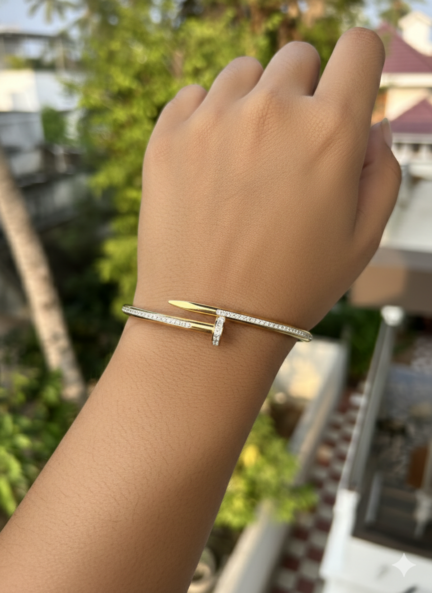 Nail Pin Anti Tarnish Bracelet v2.0