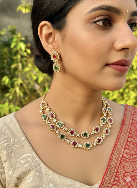 Srinidhi 2 Layer Necklace