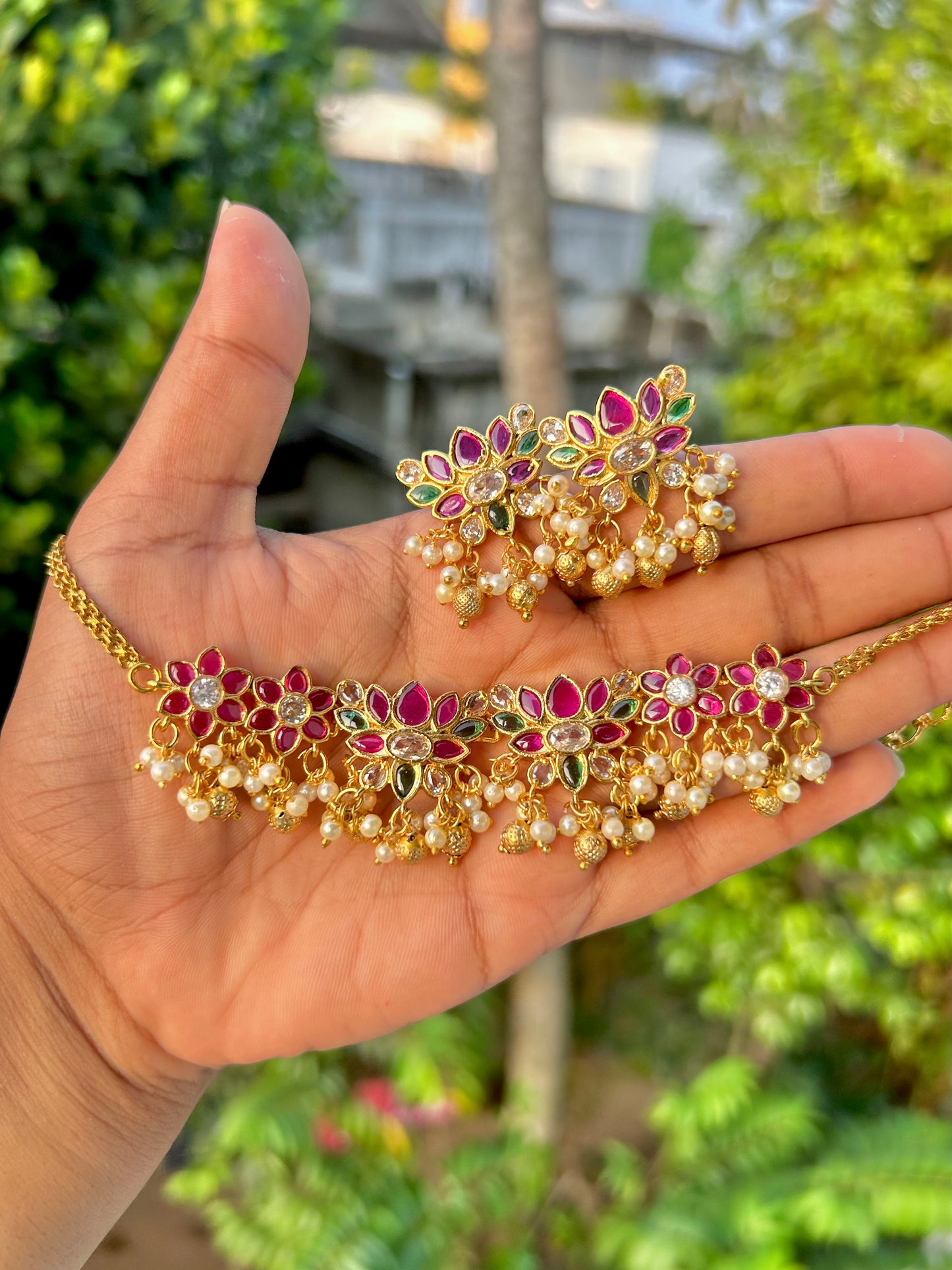 Premium Kemp Lotus x flora Choker