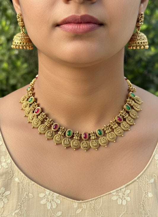 Antique Kempu Kaashu Maala