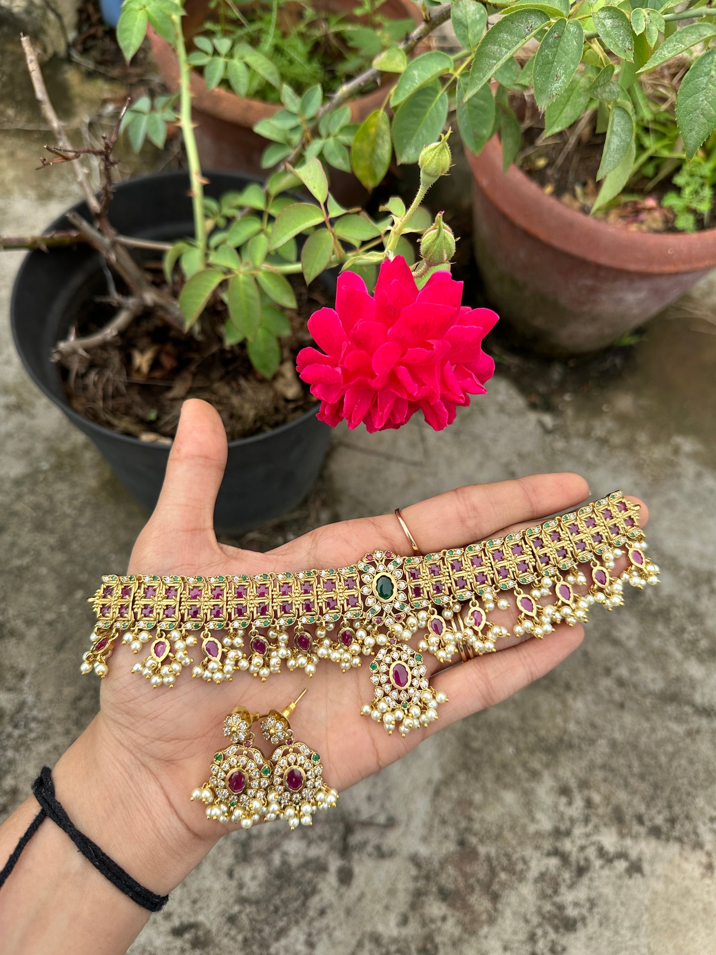 Bhumika Guttapusalu Choker