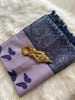 Lavender Tissue Silk Saree
