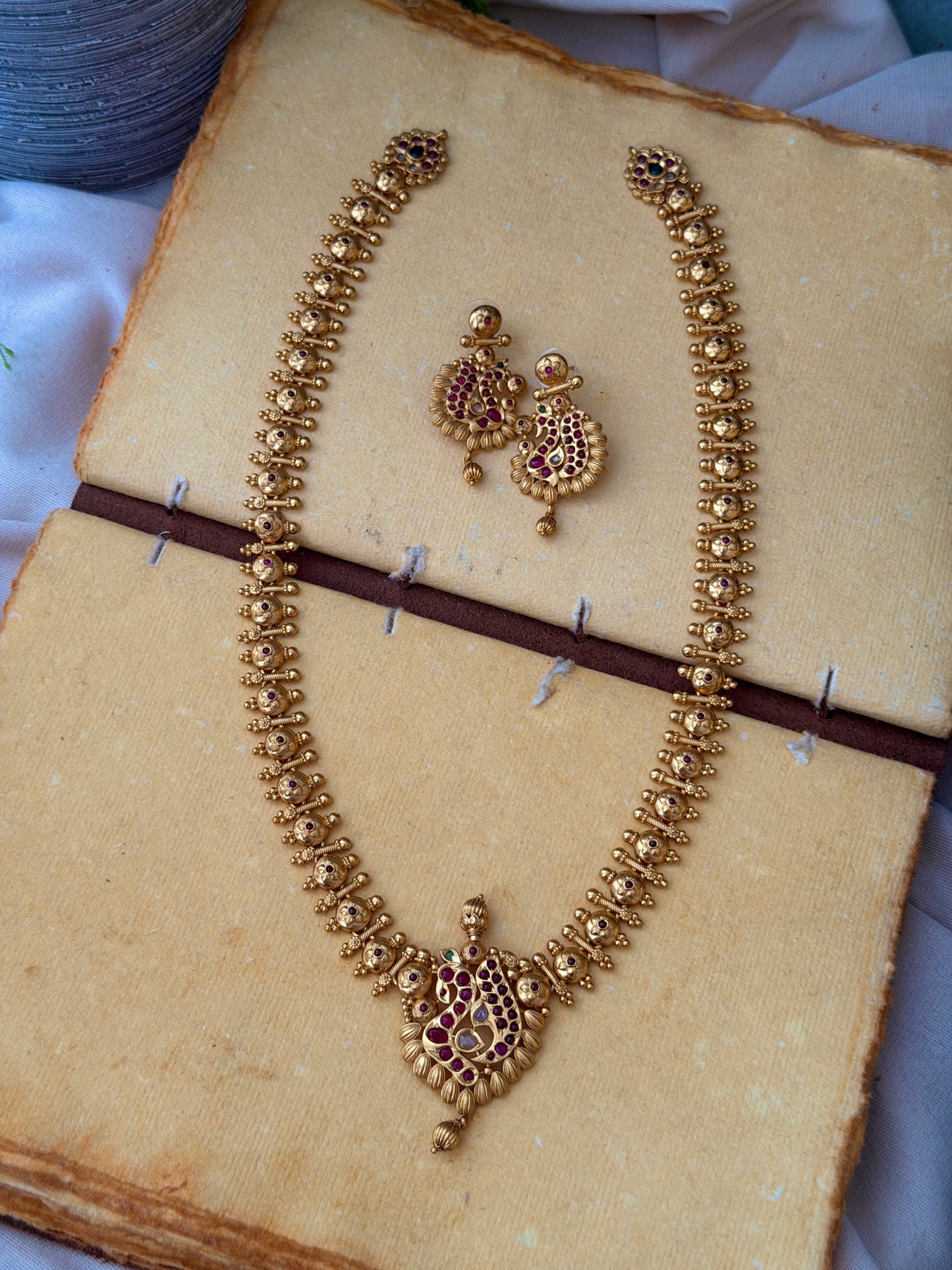 Supriya One Gram Gold Haaram Set