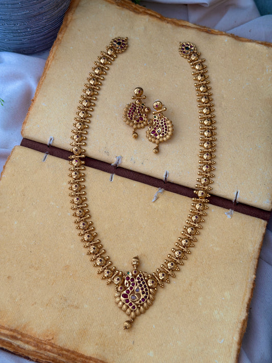 Supriya One Gram Gold Haaram Set