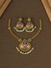 Antique Lakshmi Meenakari Pendant Necklace Set