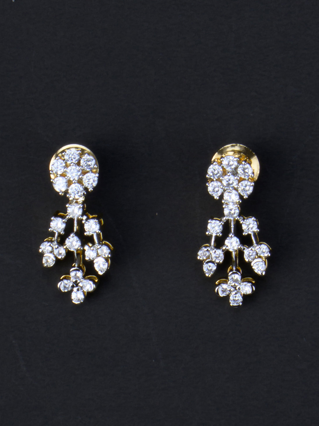 Sumavali AD Necklace Set - earrings