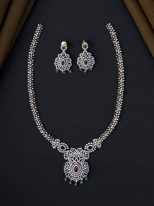 Vaijayanti AD Long Necklace Set