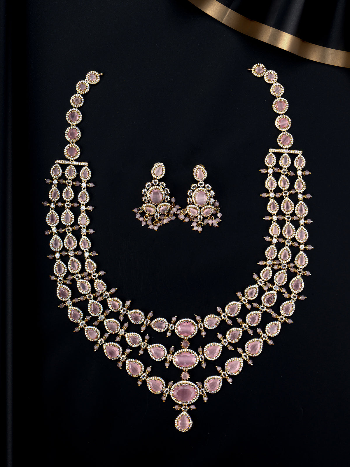 Triveni Blush Victorian Haaram