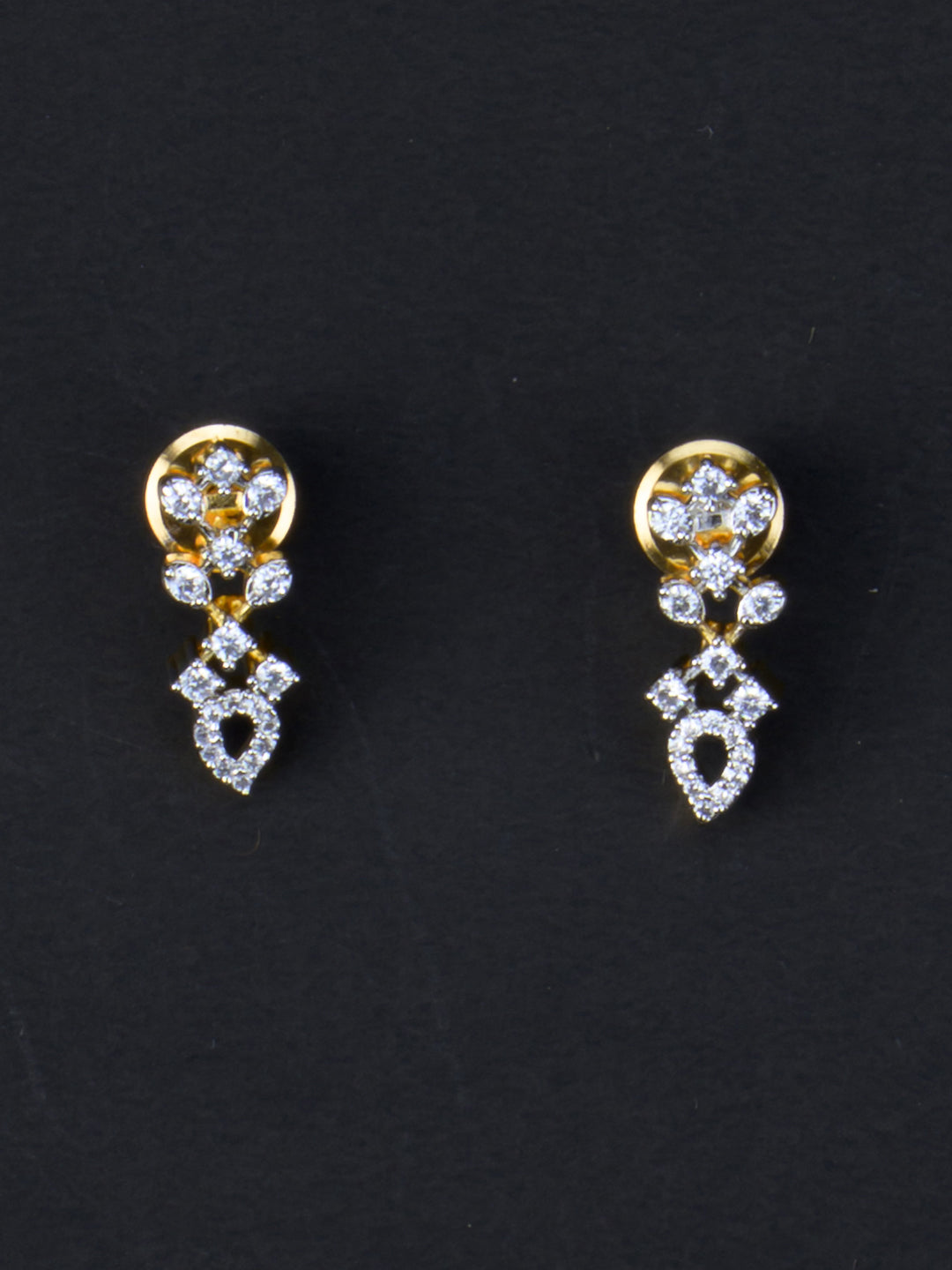 Parnika AD Necklace Set - earrings