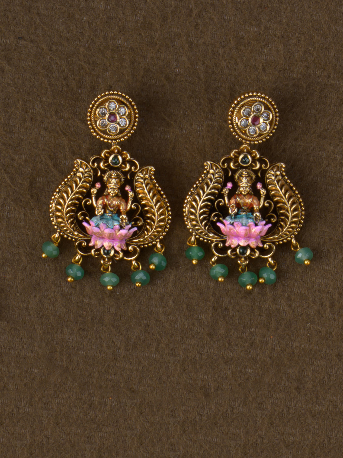 Antique Temple Lakshmi Necklace Set