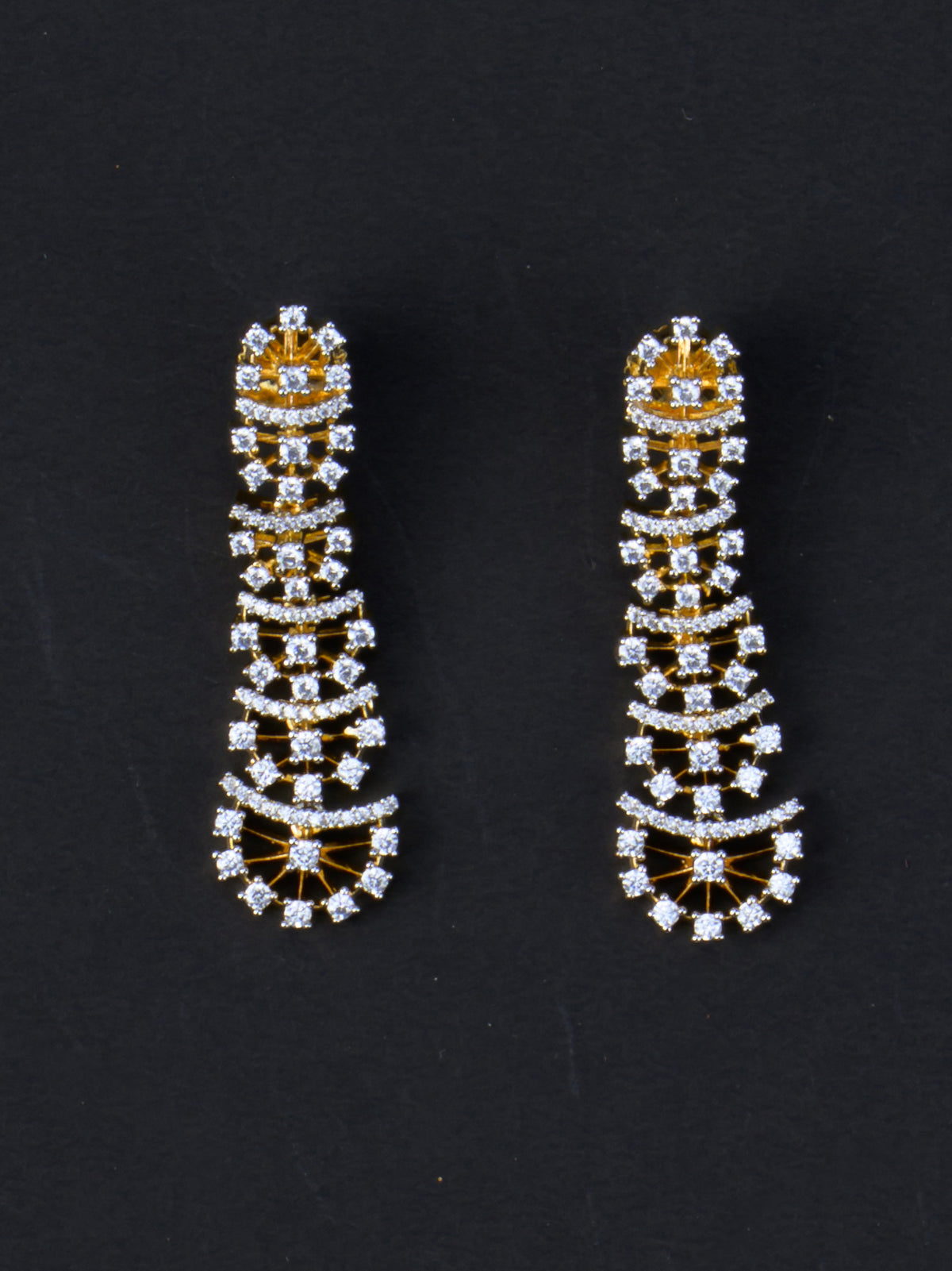 Suryakanti AD Necklace Set - earrings