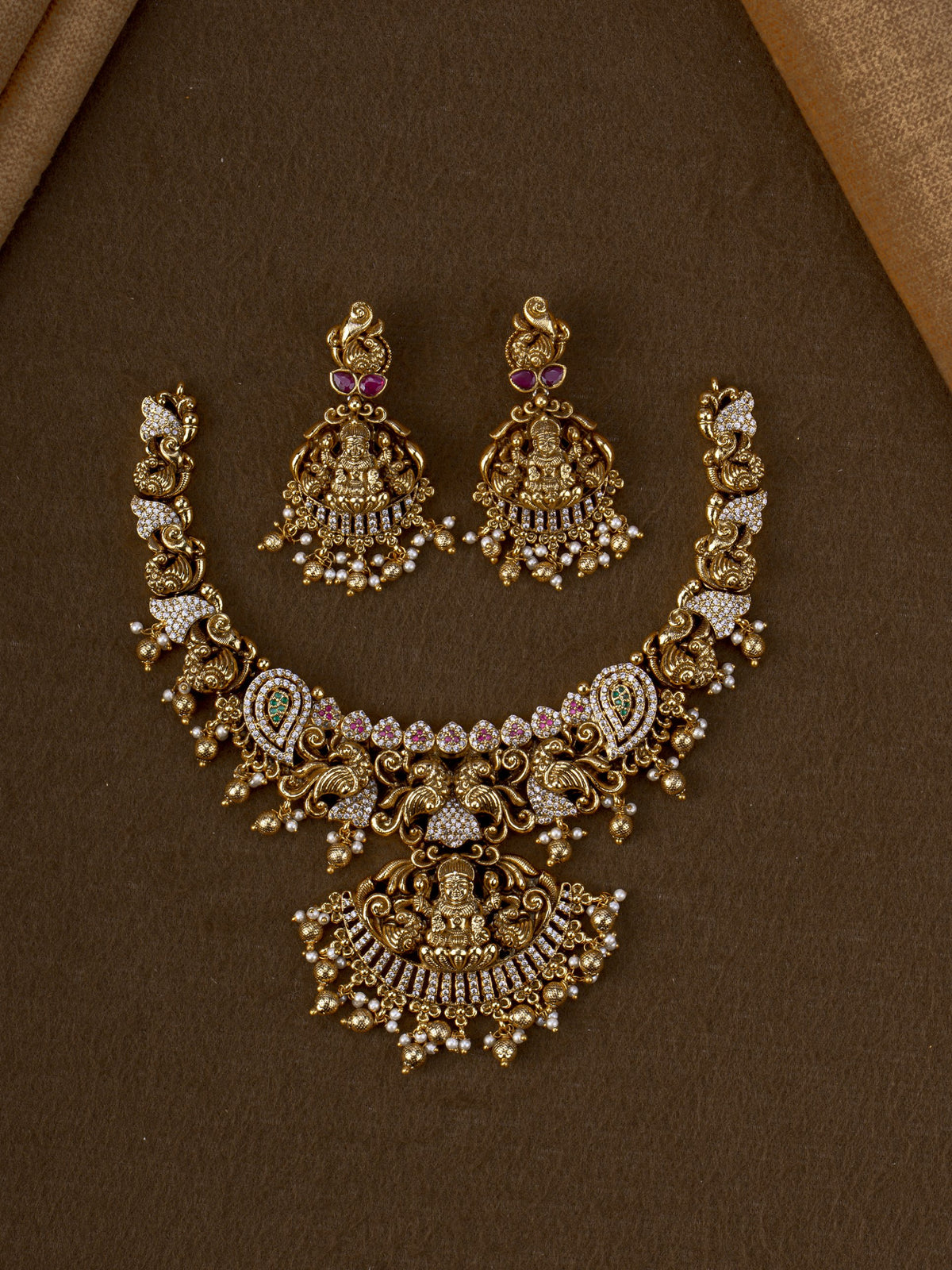 Shobhana Lakshmi Necklace Set
