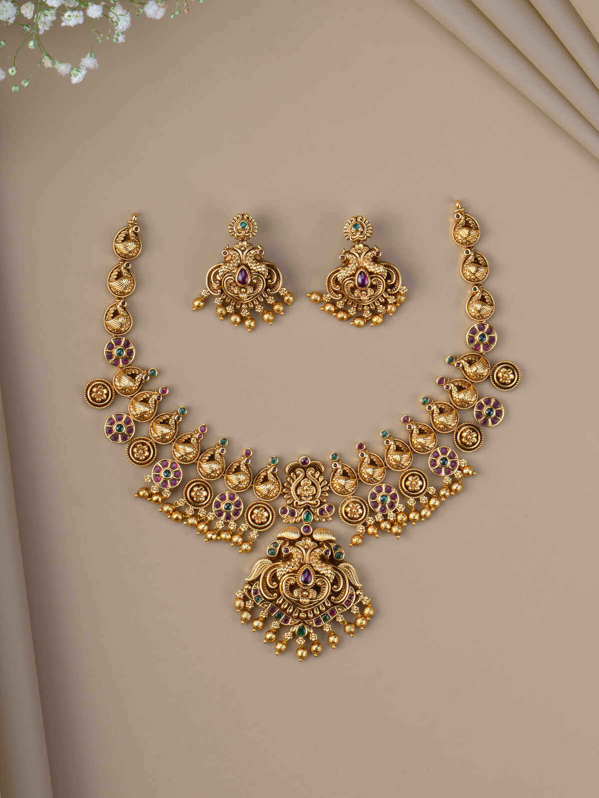 Kanganah Nakshi Necklace