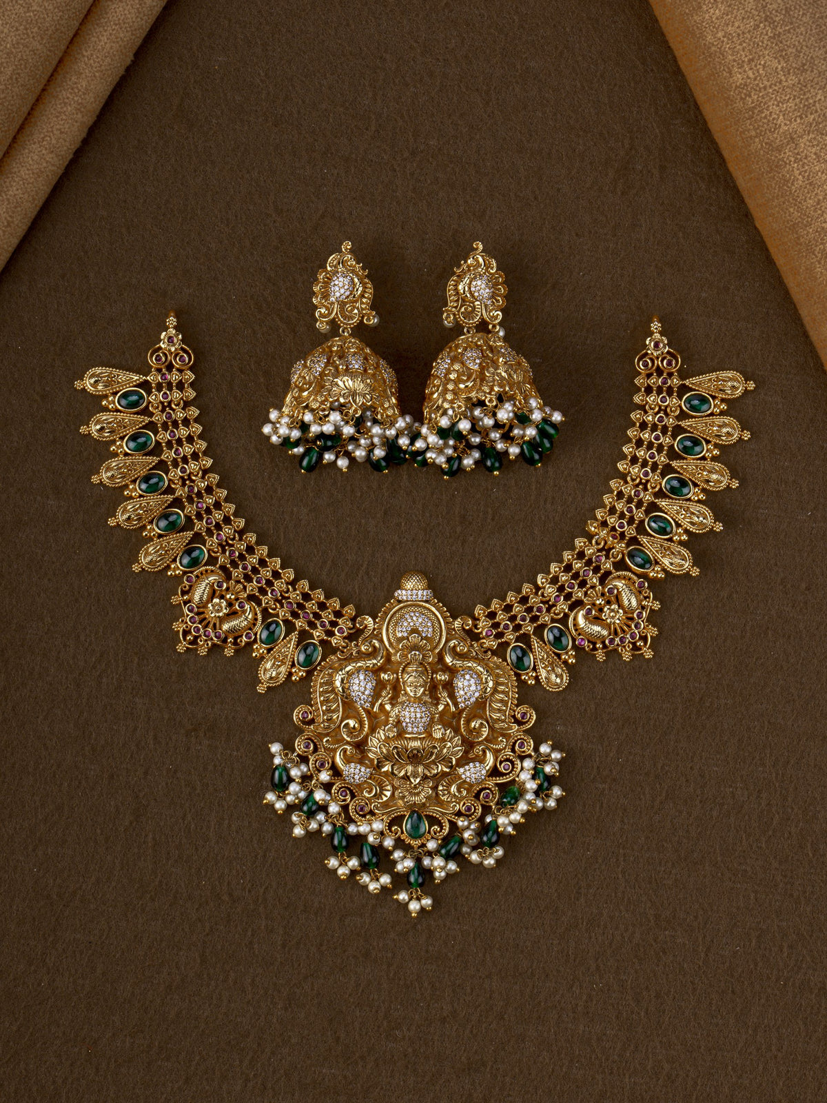 Padmavathi Lakshmi Necklace Set