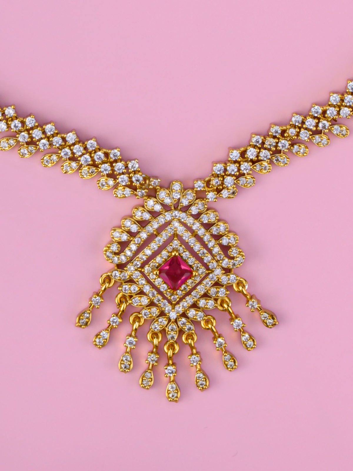 Square AD Dazzler Necklace