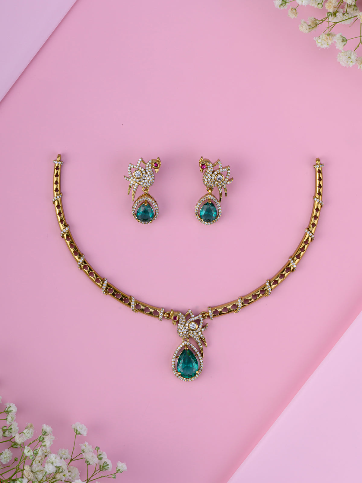 Parrot Drop Hasli Choker