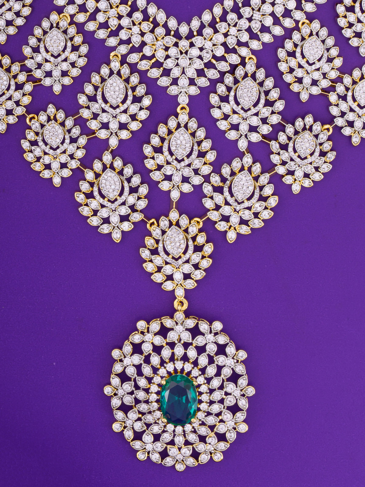 Yernika Diamond Mid Haaram set