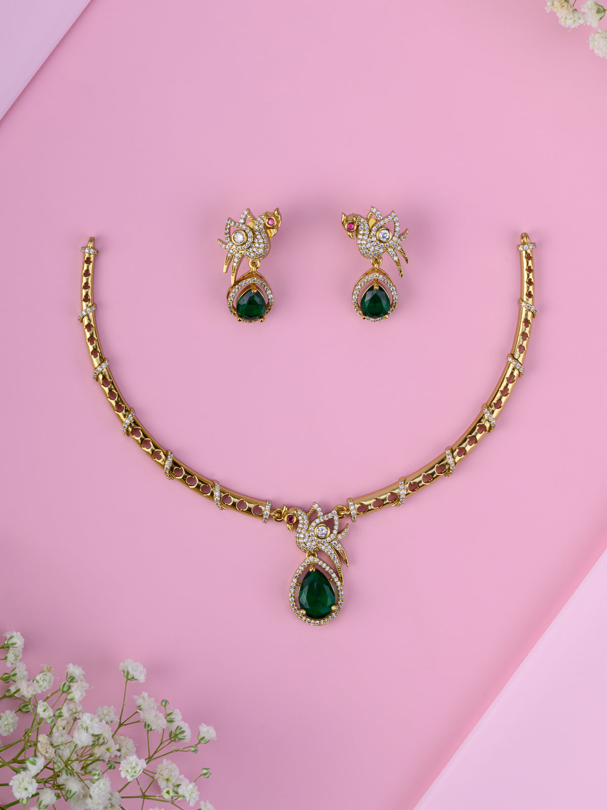 Parrot Drop Hasli Choker
