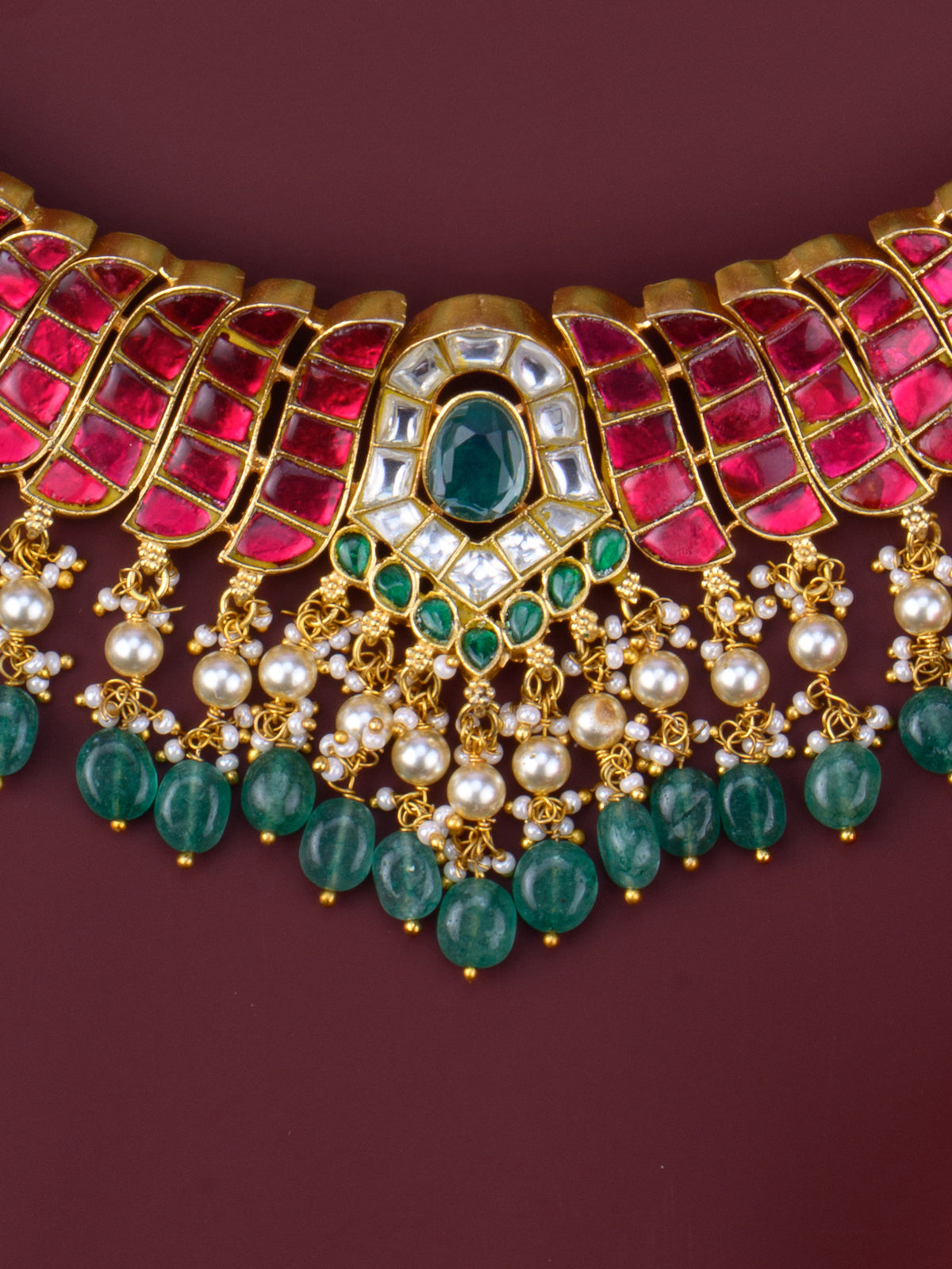 Lora Polki x Pearl Choker