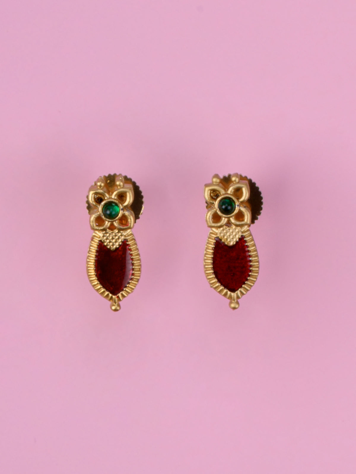 Budgeted Enamel Palakka Necklace