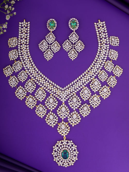 Yernika Diamond Mid Haaram set