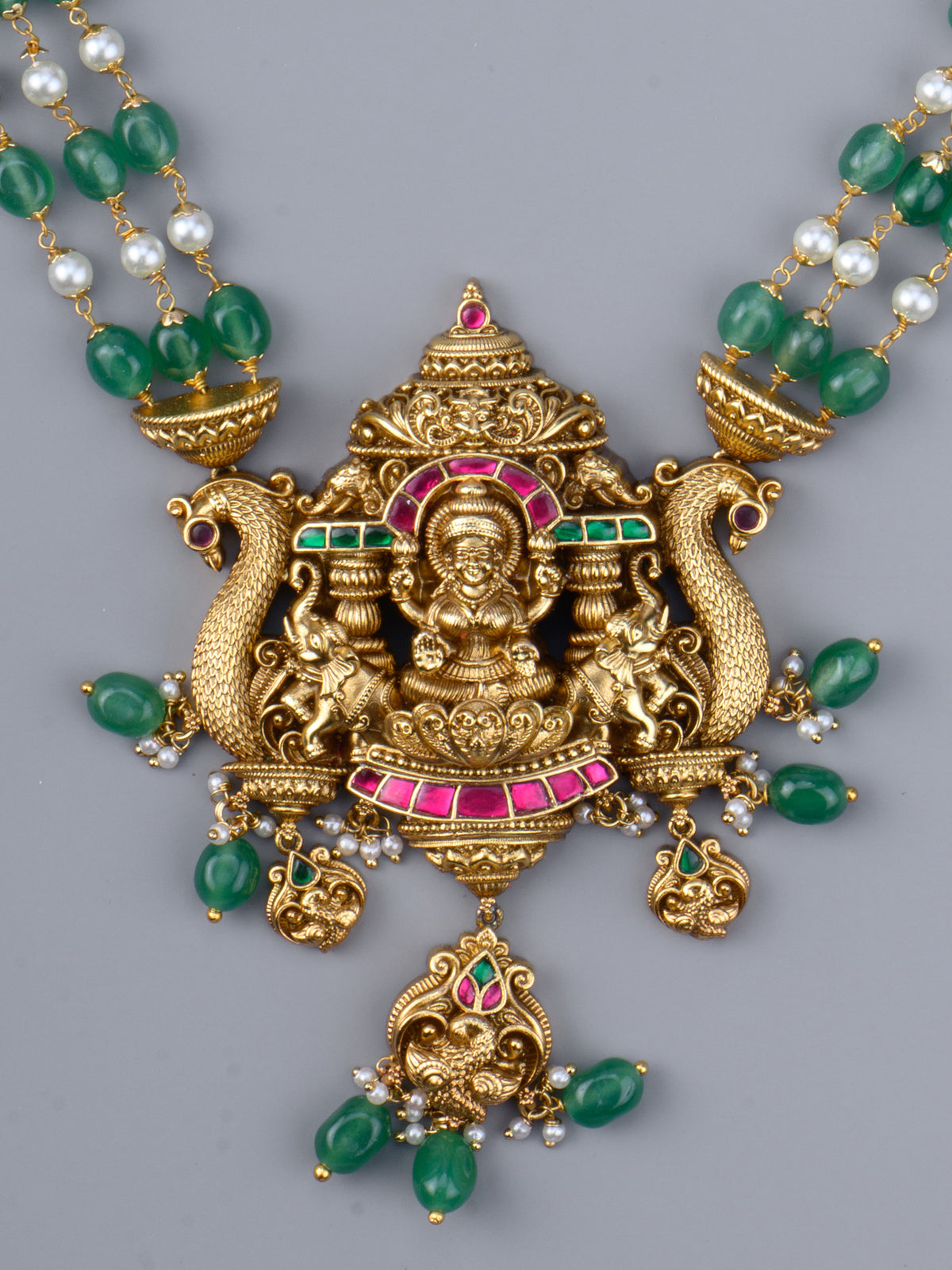 Tridigha Pastel Temple Haaram
