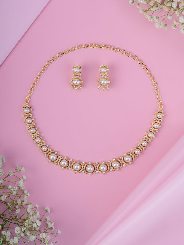 Oyester Pearl AD Necklace