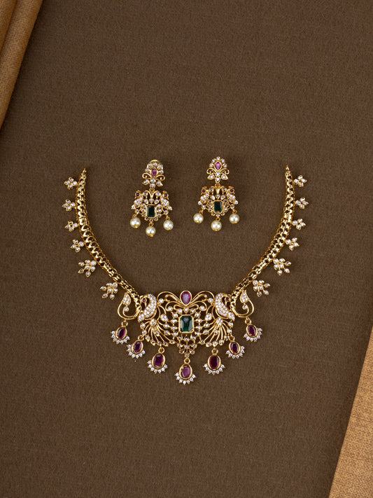 Nayra Emerald Necklace Set