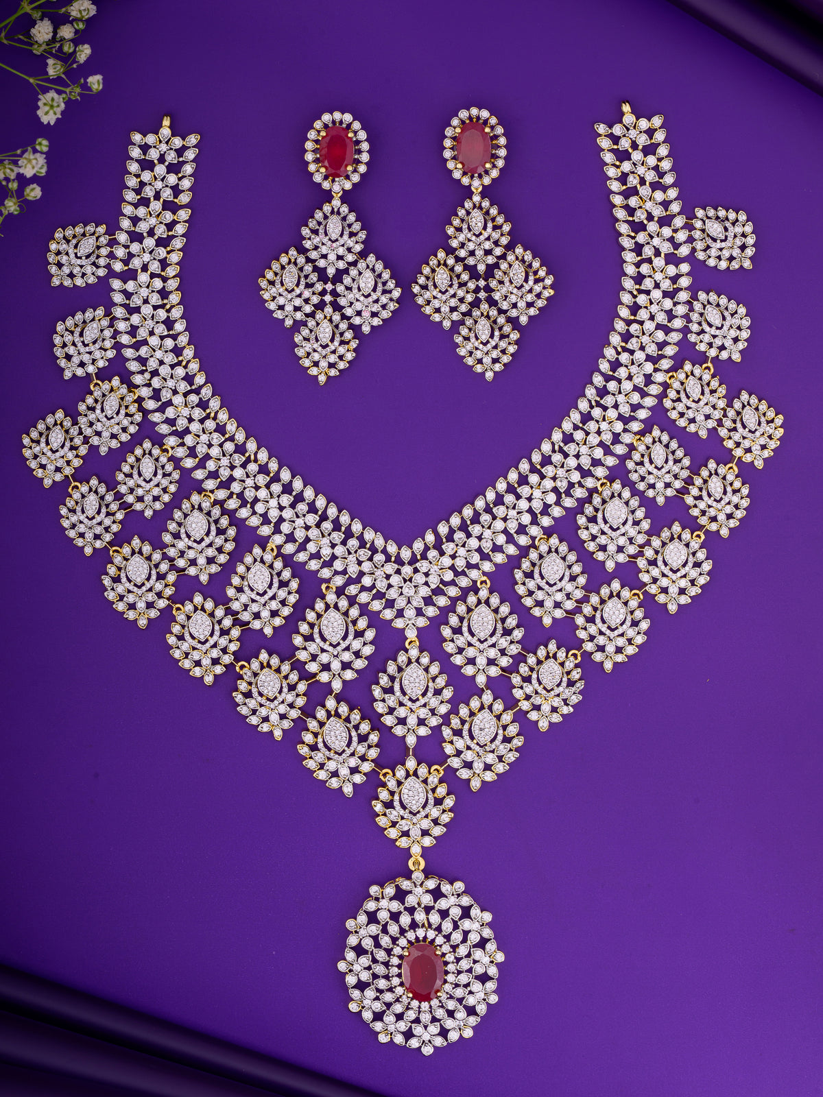 Yernika Diamond Mid Haaram set