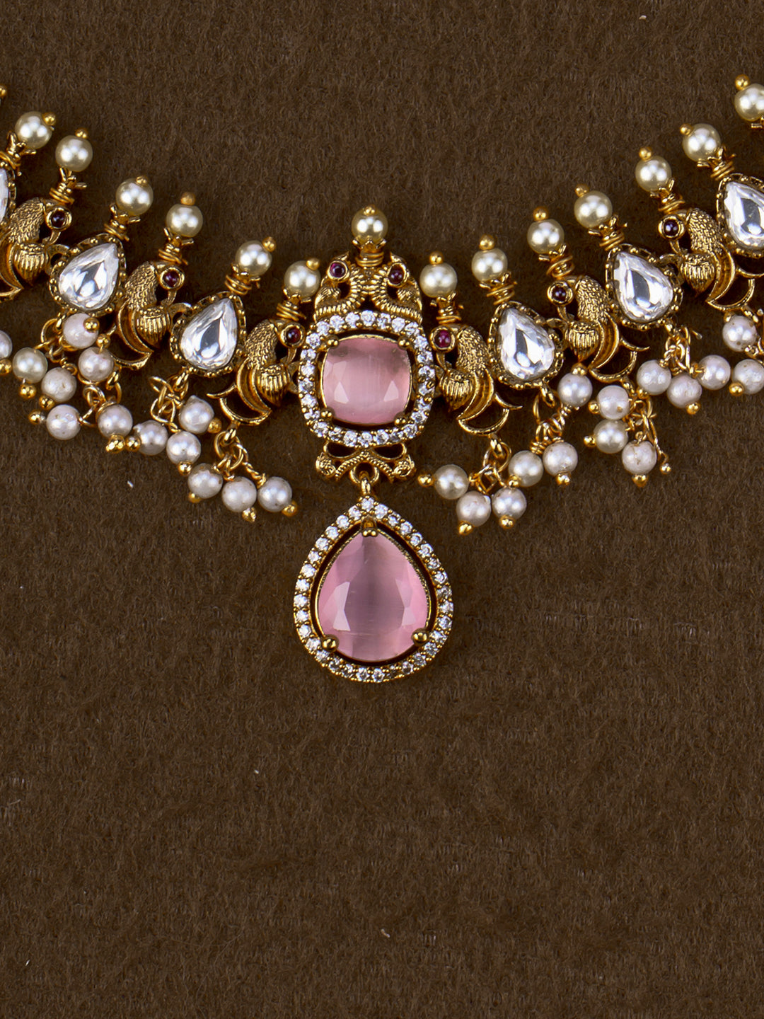 Rosamani Kundan Necklace Set
