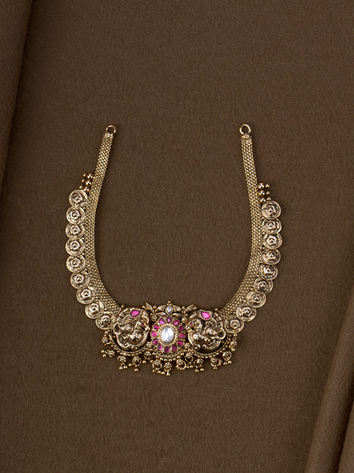 1Gm Gold Plated Mayura Necklace