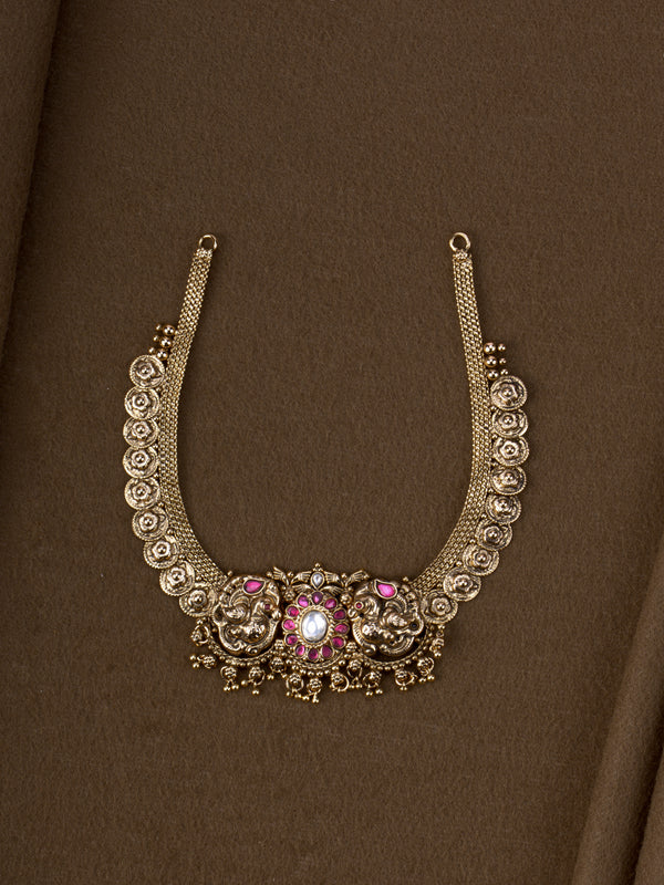 1Gm Gold Plated Mayura Necklace