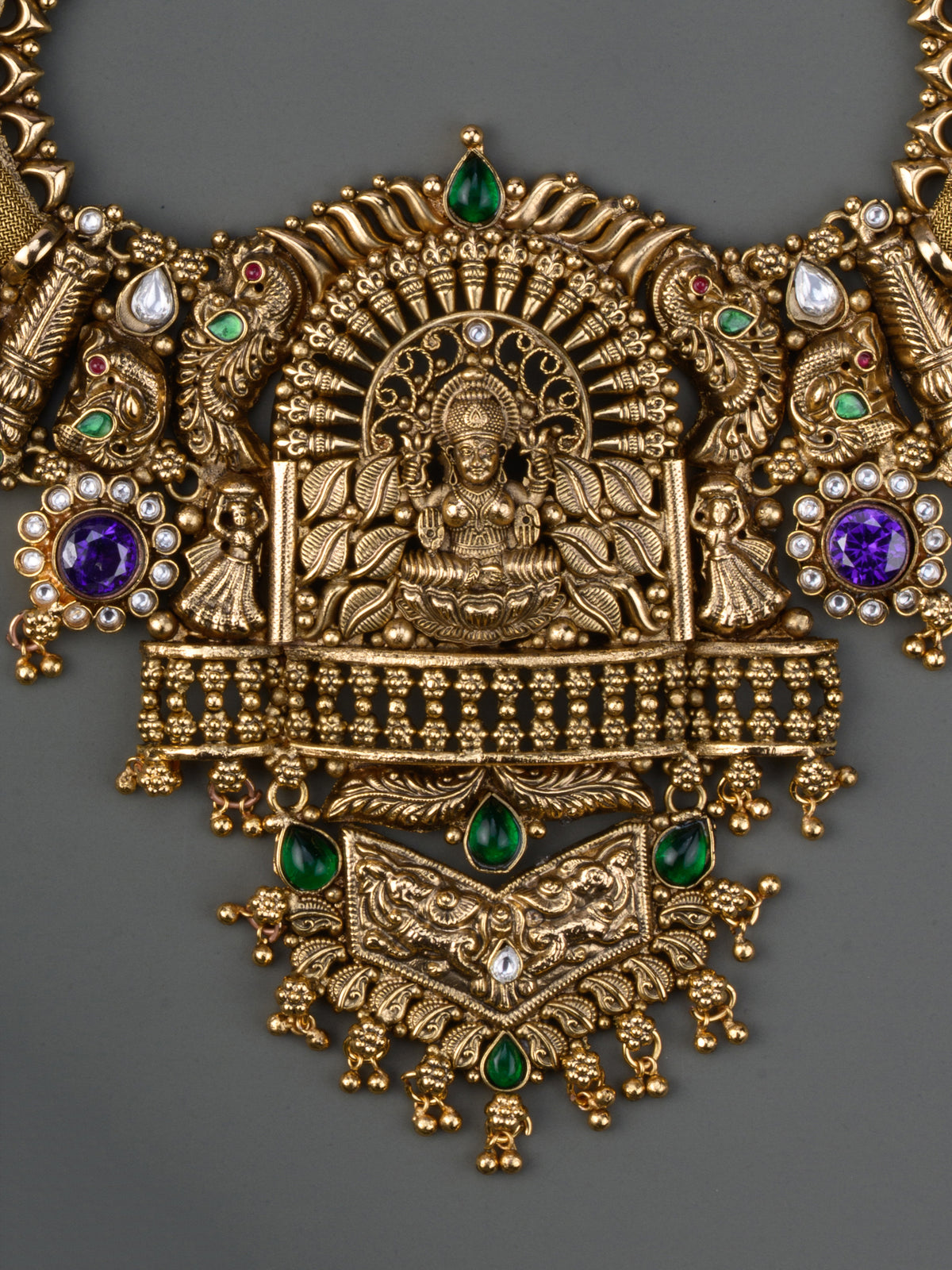 Vidhoora 1Gm Gold Replica Haaram