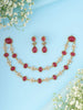 Red Raindrop Dual Necklace