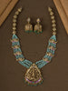 Antique Temple Pearl Ganesha Haaram Set