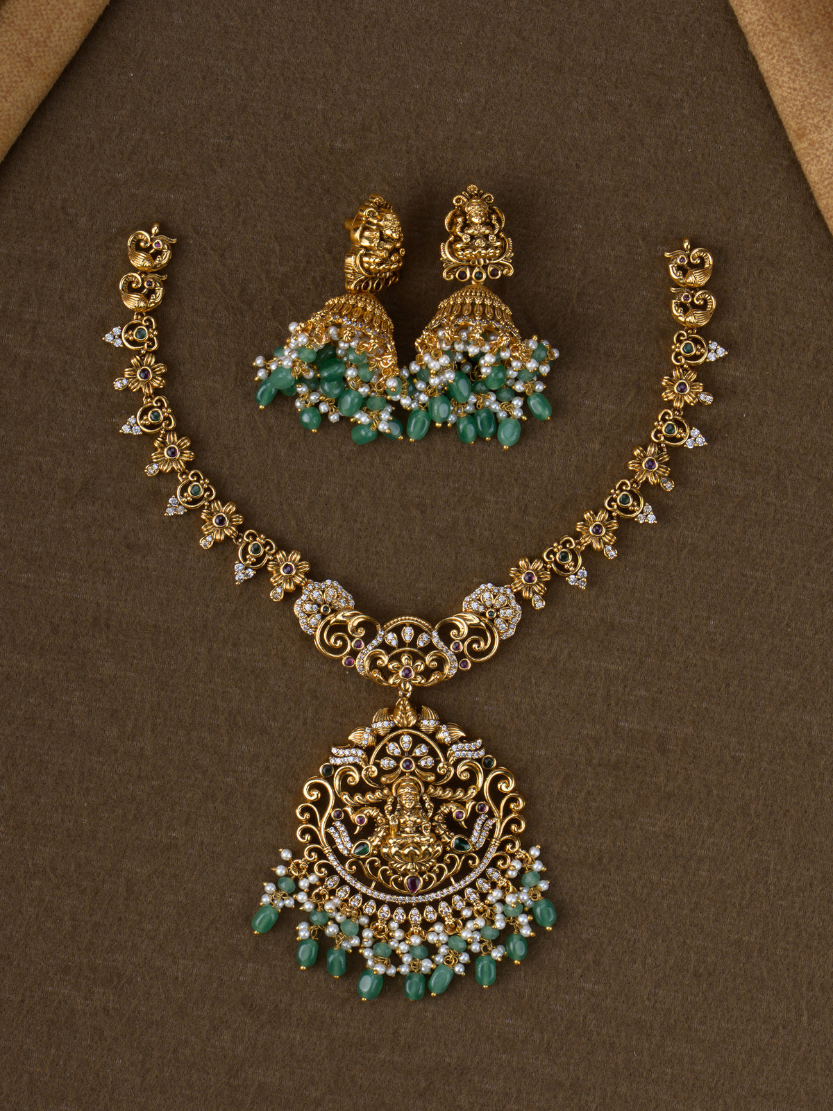 Vaishnavi Lakshmi Necklace Set - full set