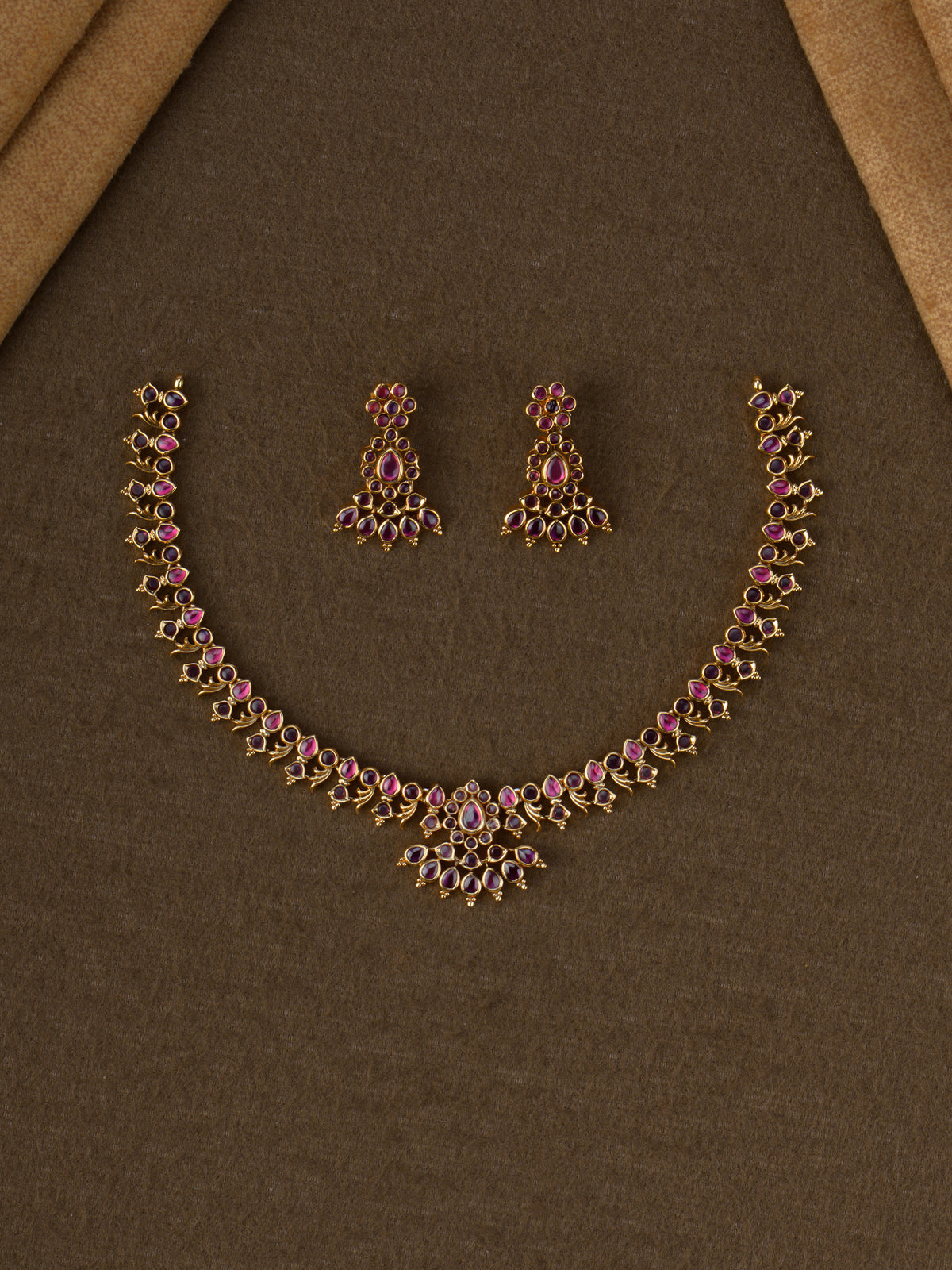 Kemp Malar Necklace Set - full set