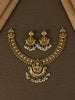 Antique Lakshmi Crescent Mango Necklace Set