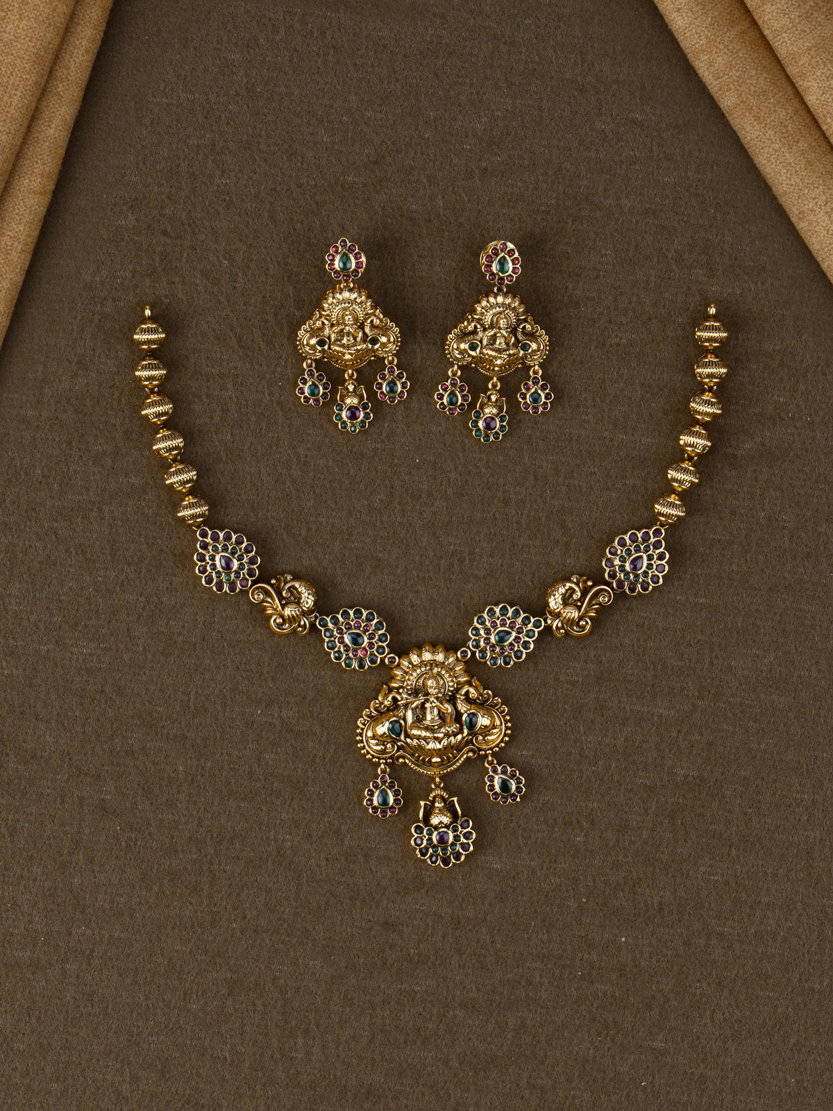 Vasudha Lakshmi Necklace Set