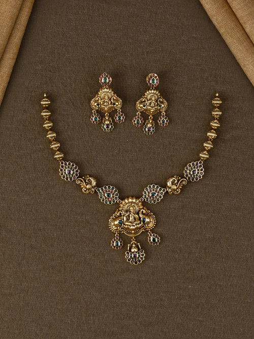 Vasudha Lakshmi Necklace Set