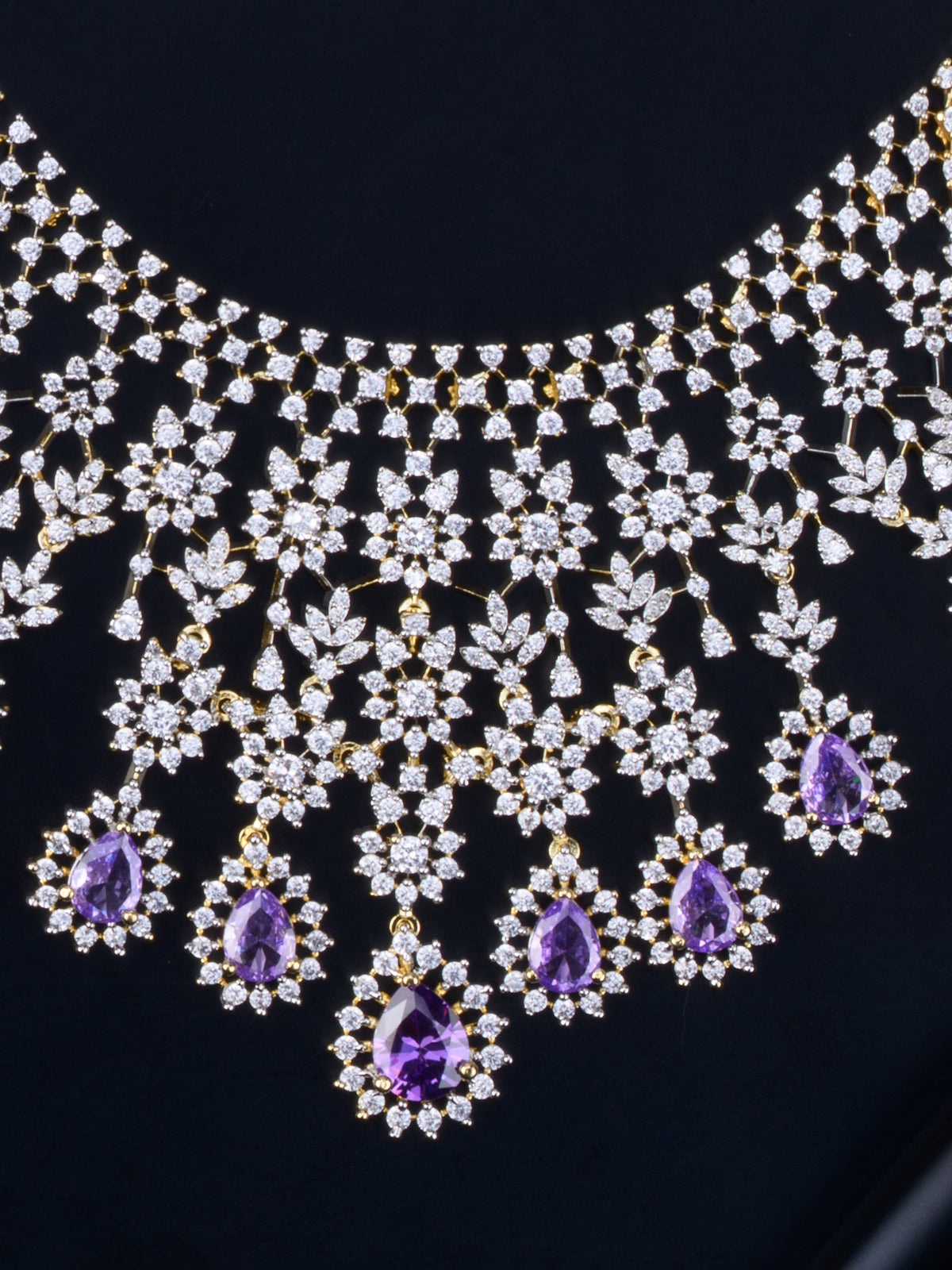 Purplex Diamond Mid Haaram set