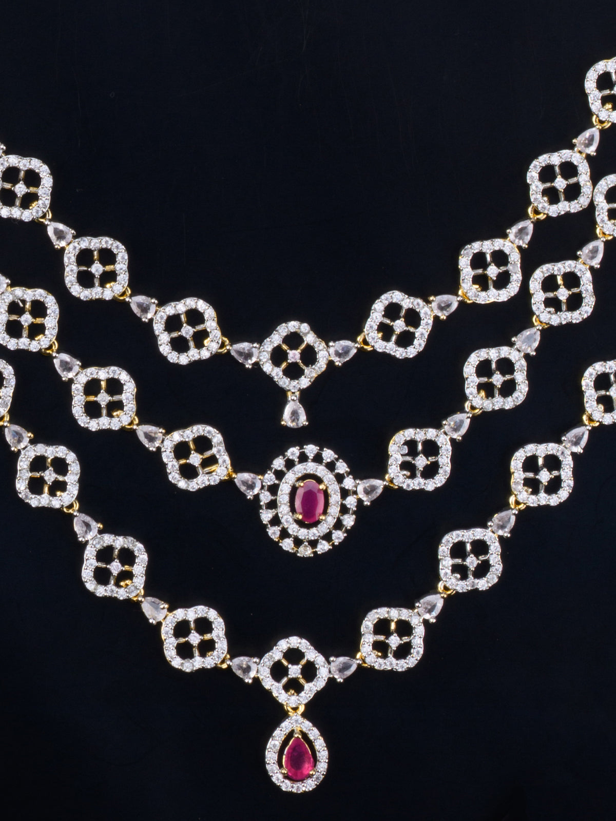 Carie Diamond Layered Necklace