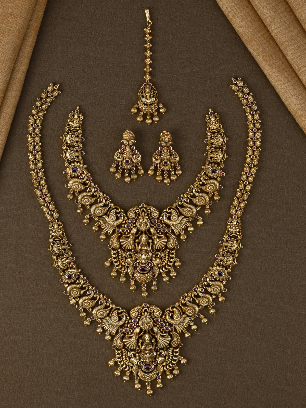 Kamalalaya Bridal Combo - Red full set