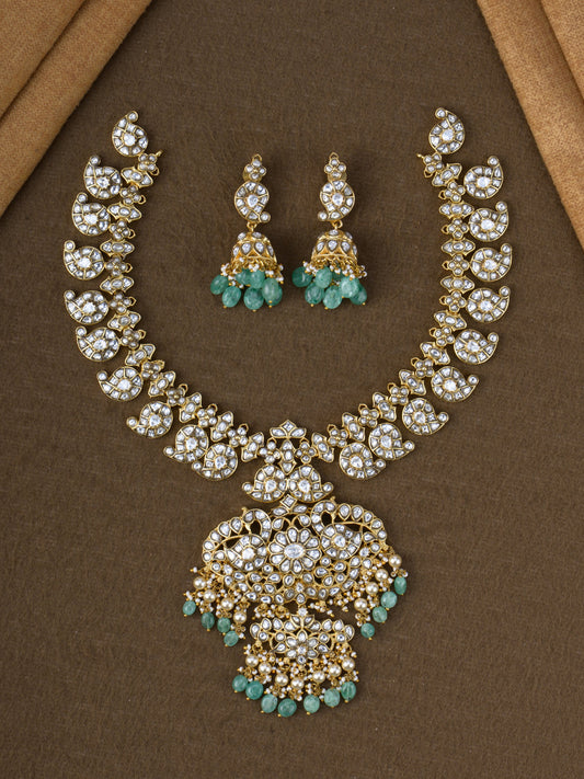 Manga Jadau Necklace Set - full set