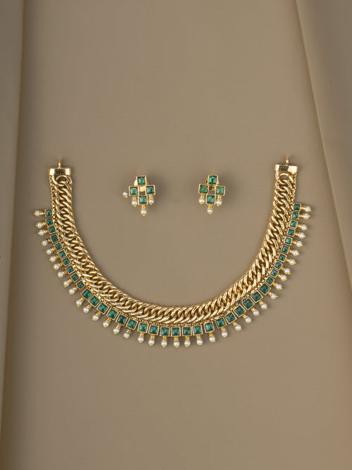 Haritha Jalebi Necklace