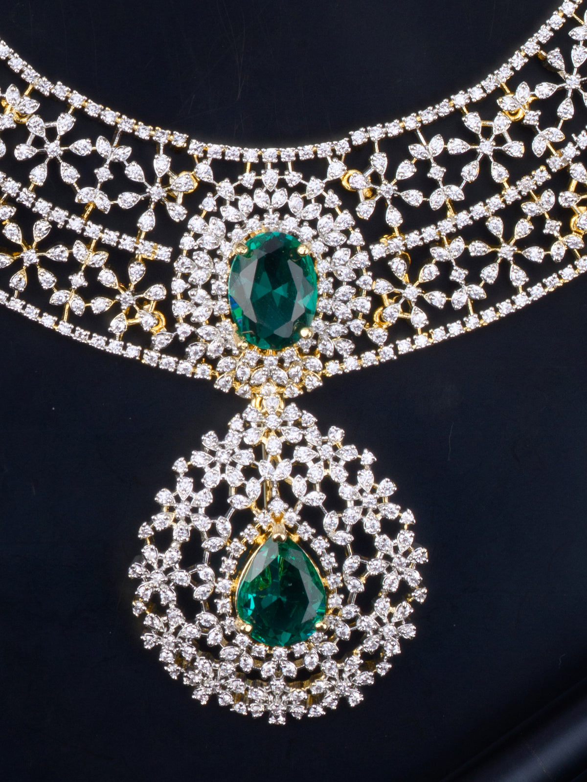Medusa Diamond Haaram set