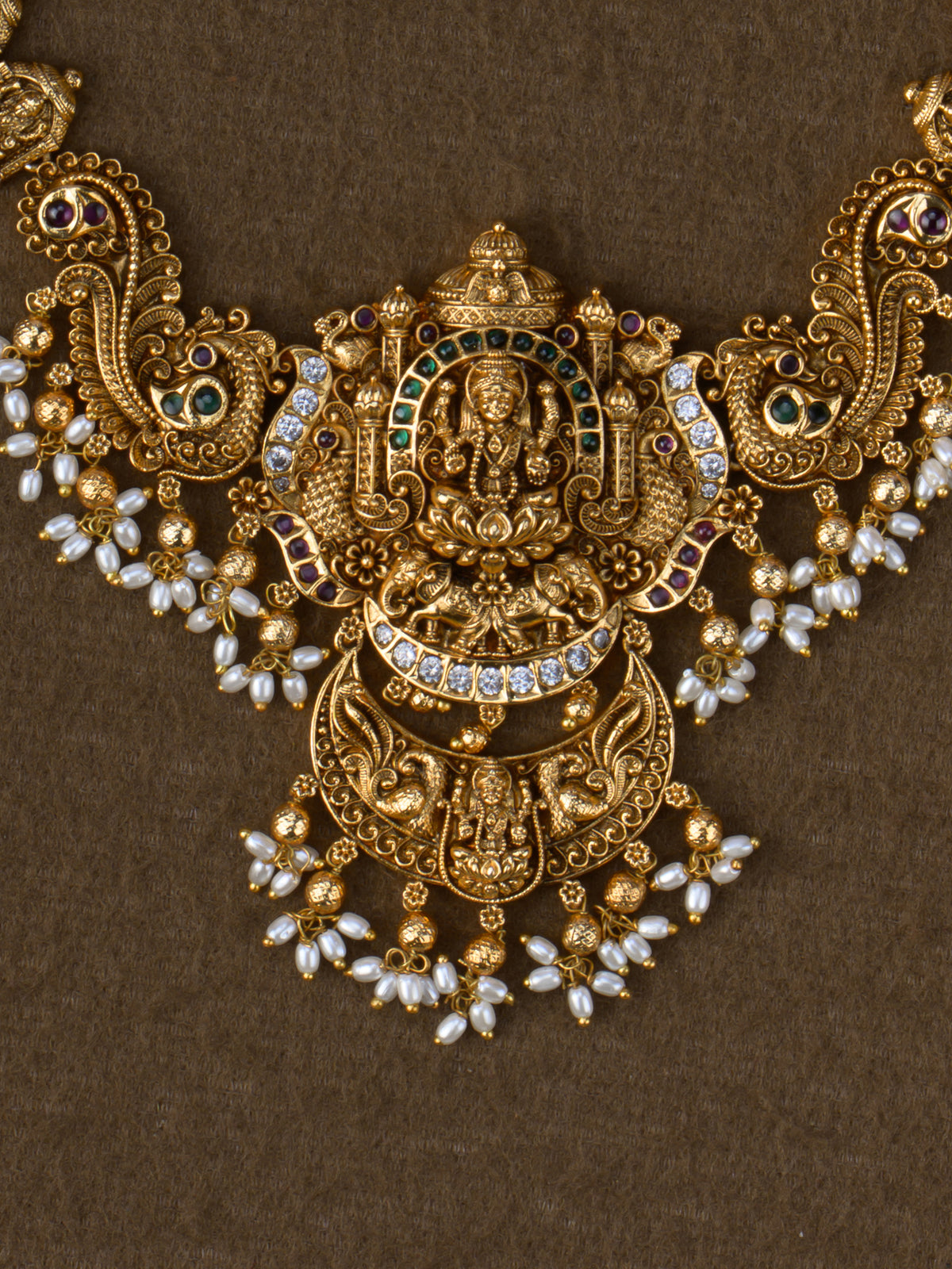 Antique Royal Lakshmi Necklace Set