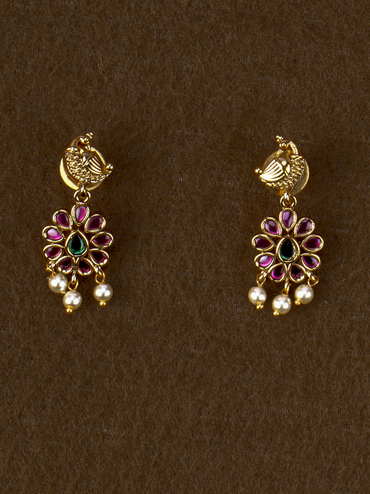 Mayura Pushpa Necklace Set
