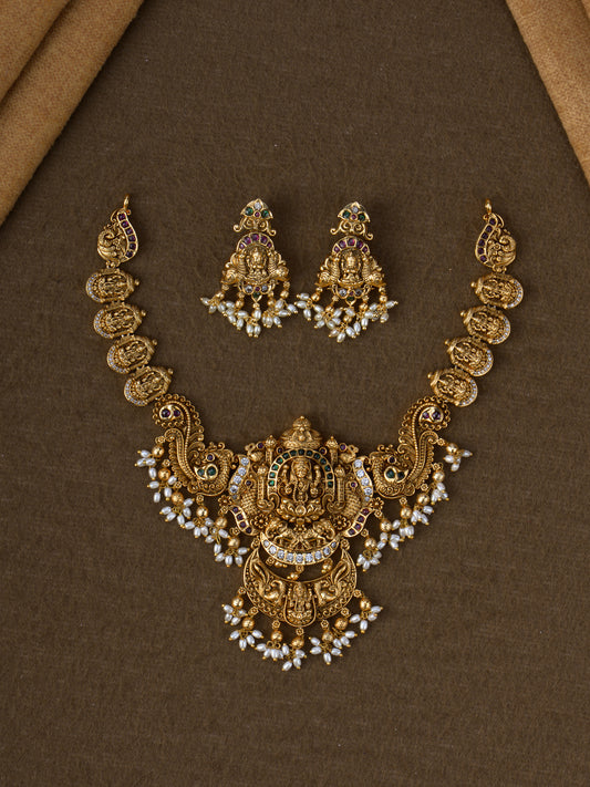 Antique Royal Lakshmi Necklace Set